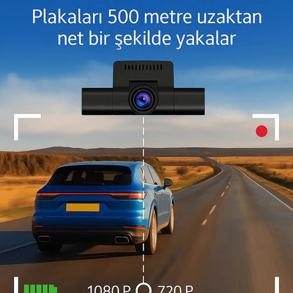 Gece Görüşlü 4 Kanallı Araç Kamerası - TR Standartlarına Uygun